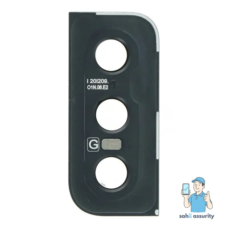 Camera Lens Glass with Frame for Samsung Galaxy S21 5G Black thumbnail